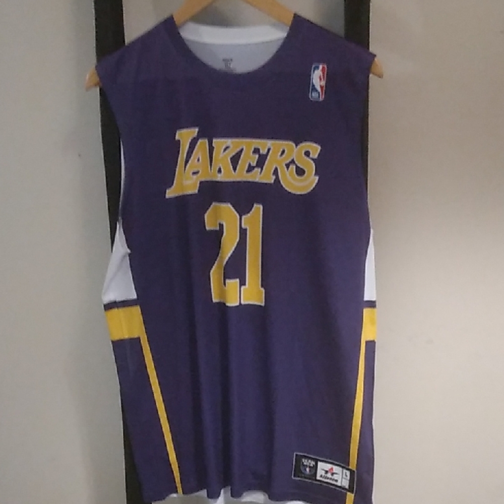 Men's Alleson Athletic Lakers #21 Smith Jersey